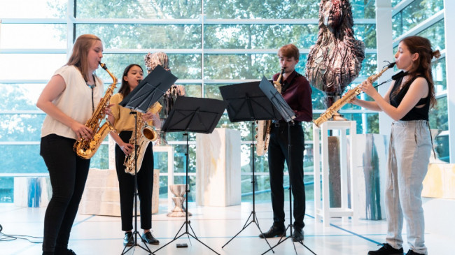 Ode Saxophone Quartet in Museum het Valkhof