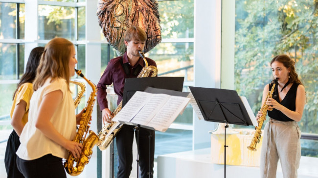 Ode Saxophone Quartet in Museum het Valkhof